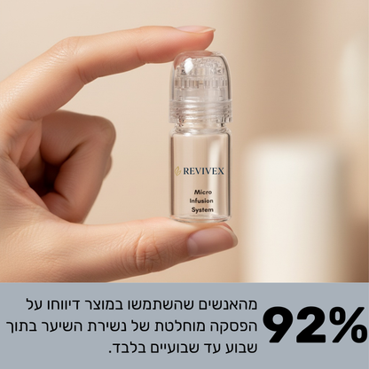 Revivex 1.0 - ערכה לטיפול ושיקום נשירת שיער והתקרחות