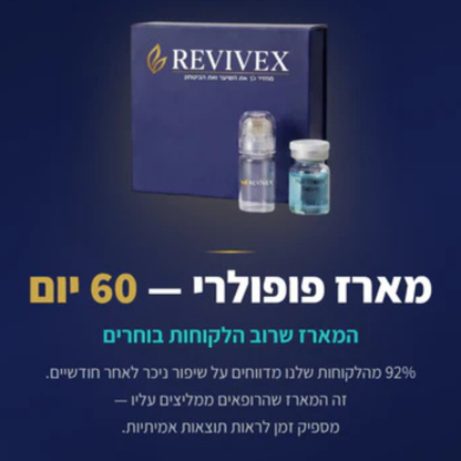 Revivex 2.0™ - ערכה לטיפול ושיקום נשירת שיער והתקרחות