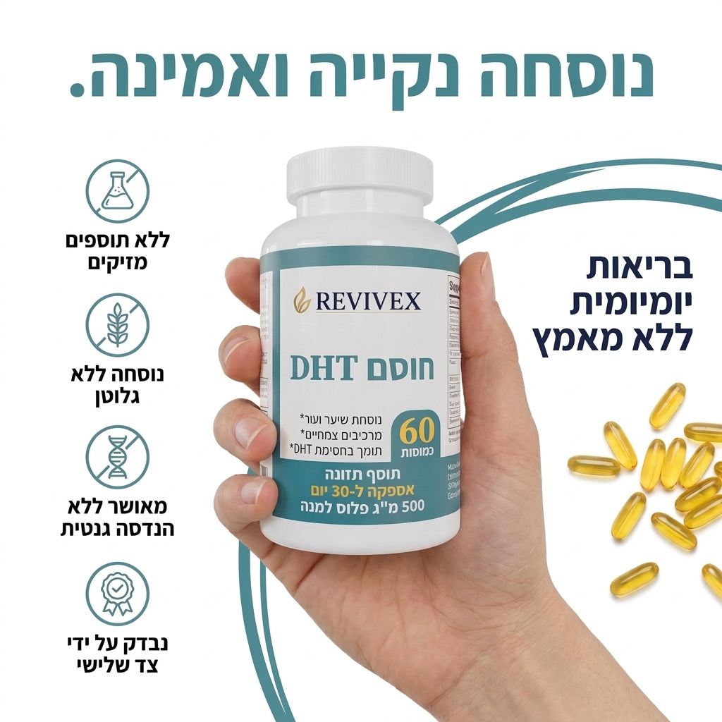 Revivex- הפתרון הטבעי לנשירת שיער והתקרחות