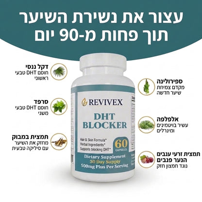 Revivex- הפתרון הטבעי לנשירת שיער והתקרחות